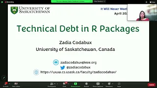 Technical debt in R packages.